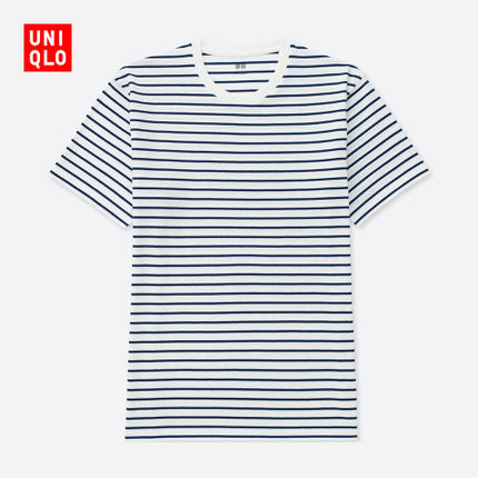 UNIQLO优衣库条纹圆领T恤404139
