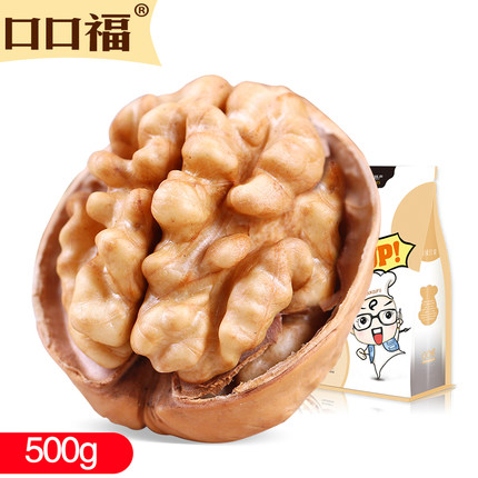 滋养佳品！口口福薄皮核桃500g