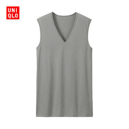 夏季必备！UNIQLO优衣库AIRism网眼V领背心162851