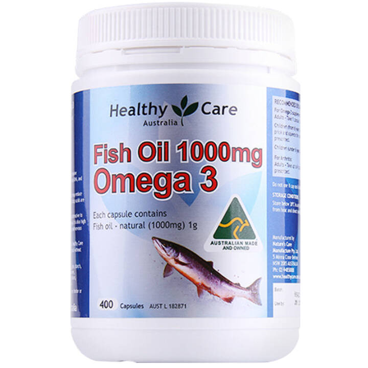 Healthy Care 鱼油胶囊 400粒*3瓶