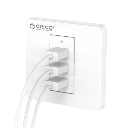 智能快充！ORICO ECA-3U USB墙插手机充电器
