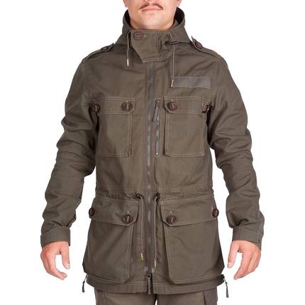 实用多口袋！迪卡侬迷彩外套SOLOGNAC