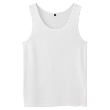 历史新低！MUJI无印良品男式弹力棉无袖衫