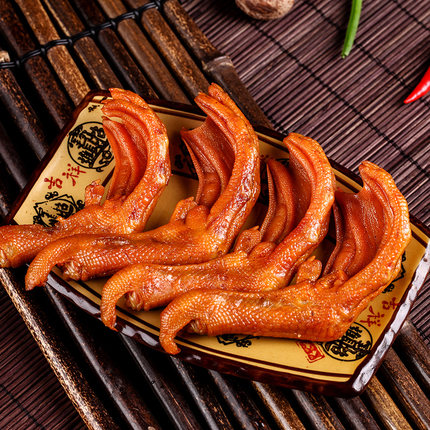 美味鲜嫩！煌上煌卤味鸭掌125g*2