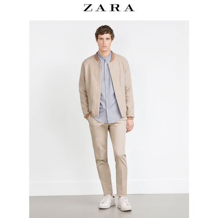 简约时尚！ZARA 男装纹理双色衬衫 00073262401