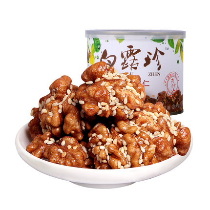 白露珍芝麻核桃仁100g罐装