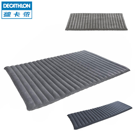 户外好货！迪卡侬 植绒充气防潮垫 QUECHUA