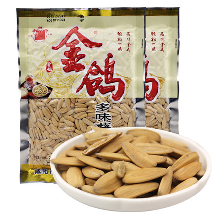 颗粒饱满！陕西金鸽瓜子260g*6