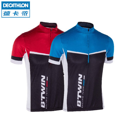 轻盈透气！迪卡侬G BTWIN短袖骑行服
