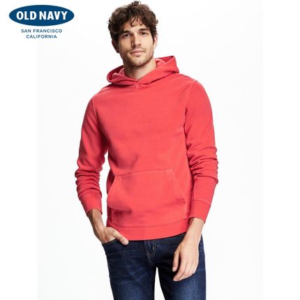 简约舒适！OLD NAVY男装 简约连帽运动上衣144022