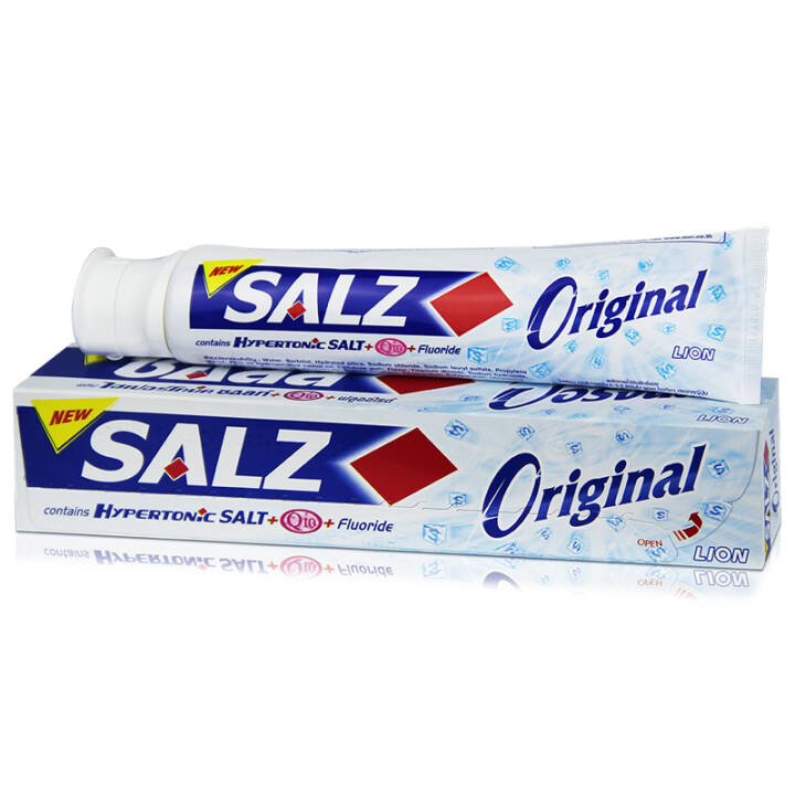 狮王 SALZ 盐白洁齿牙膏 纯咸味 160g*5支