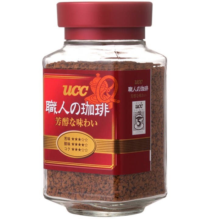UCC 职人大师系列 红标速溶咖啡 90g*5瓶