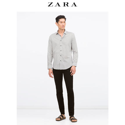 新低！ZARA男式双面衬衫05445341064