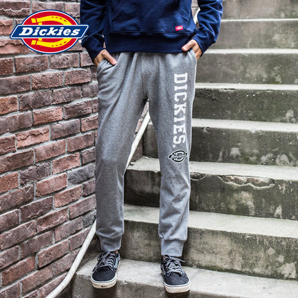 休闲百搭！Dickies经典LOGO字母印花毛圈布卫裤151M30EC14