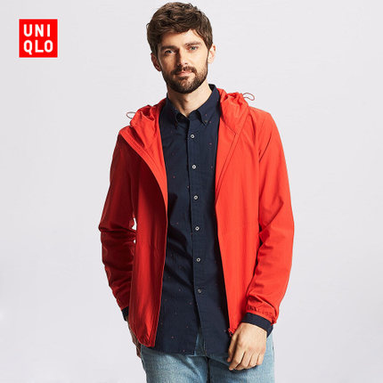 新低小降！优衣库 男款轻型便携式外套 163520