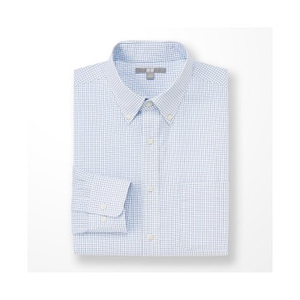 商务休闲！UNIQLO优衣库精纺格子衬衫162277