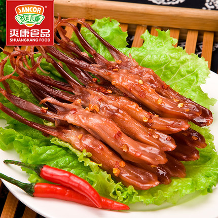 香辣可口！爽康精品大鸭舌500g