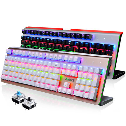 电竞专用！黑爵AK49骇客LOL电竞机械键盘