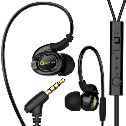 跑步不掉！亲联qy501挂耳运动入耳式耳机