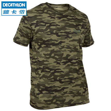 迷彩元素！迪卡侬SOLOGNAC迷彩短袖T恤