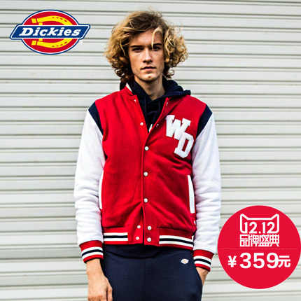 双12预售！Dickies男士修身外套运动夹克143M30EC01