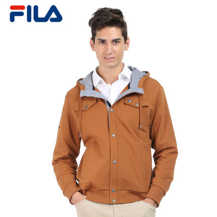近期好价！FILA 斐乐 男式 针织连帽外套 25433707