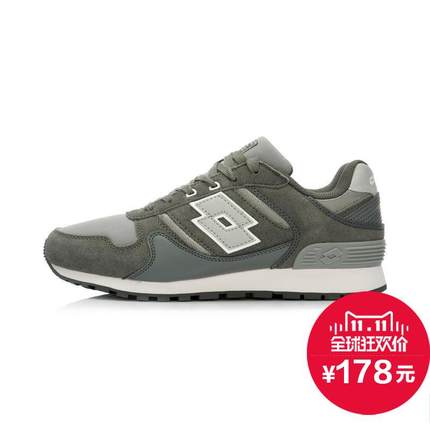 双11钜惠！乐途 跑步系列耐磨男鞋低帮复古经典跑步鞋ERCK027
