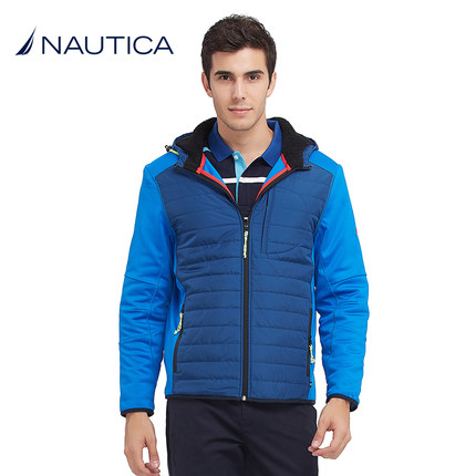 防风保暖！Nautica诺帝卡男式夹克K44191