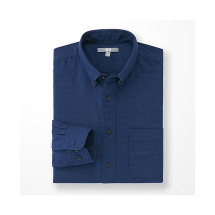 历史新低！男装 法兰绒格子衬衫(长袖) 161916 优衣库UNIQLO