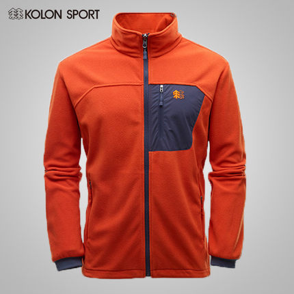 大牌好价！KolonSport 男式 抓绒夹克 LHFS3C181