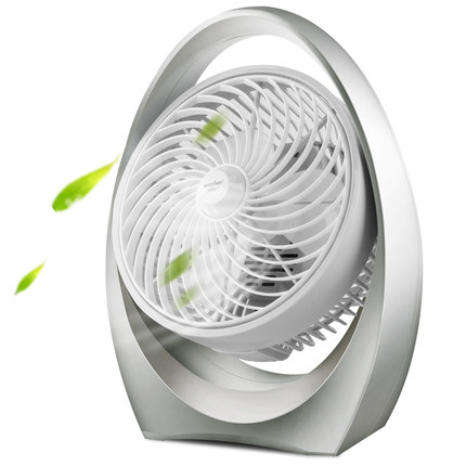 抵御炎热！美诗儿电风扇 台式小风扇学生宿舍床头台扇