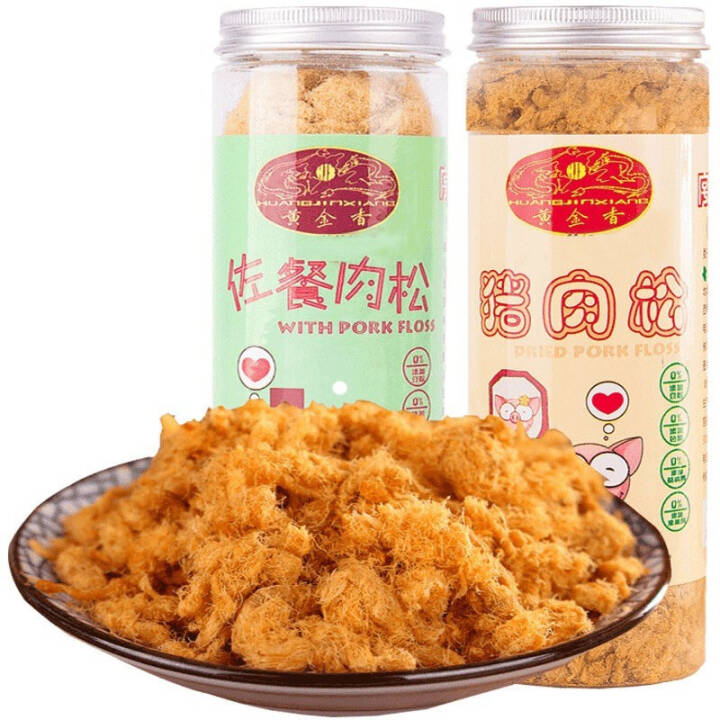 黄金香 零添加猪肉松 100g