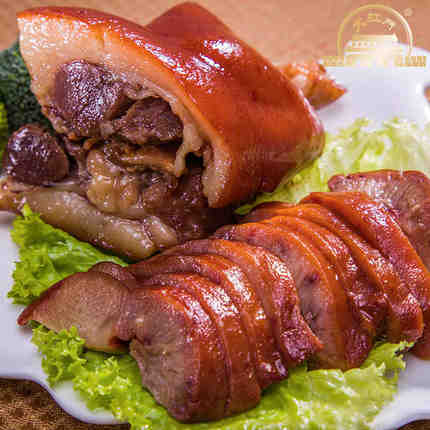 下酒良品！大红门香卤猪头肉450g