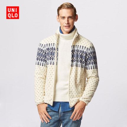 好价再来！UNIQLO优衣库印花摇粒绒茄克159348