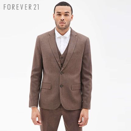 时尚潮流！Forever21商务休闲西装外套