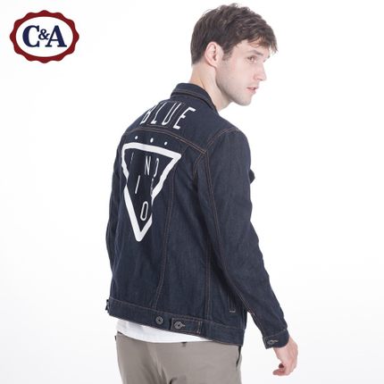 硬朗有型！C＆A 男式牛仔外套CA200158841