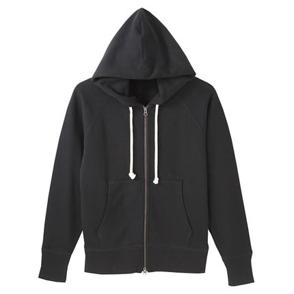 好价继续！MUJI无印良品男式毛圈棉双拉链卫衣M5AB616