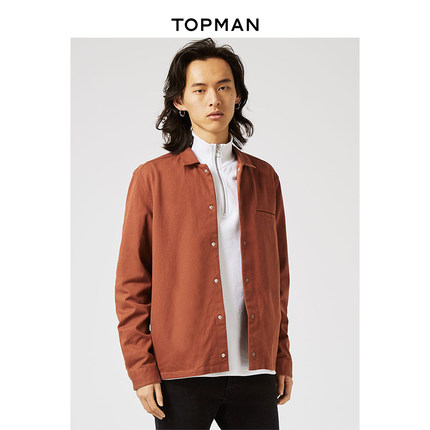 季中折扣！TOPMAN男士宽松外套|83O09MBRN