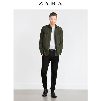 历史新低！ZARA 男装 棉制休闲裤 06917320800