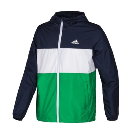 防风保暖！adidas阿迪达斯训练男子防风茄克AJ3673