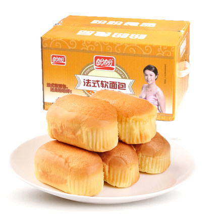 松软可口！盼盼法式软面包奶香味礼盒1020g