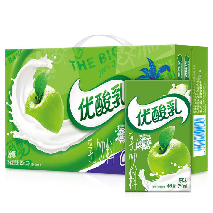 伊利优酸乳原味250ml*24盒