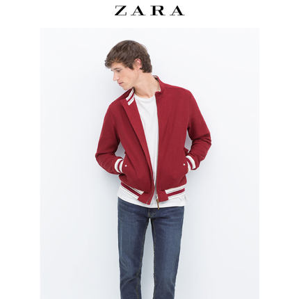 仅剩M码！ZARA 男装 珠地布外套 04293300600