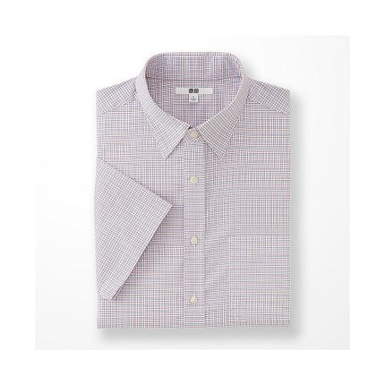 休闲百搭！UNIQLO优衣库DRY EASY CARE格子衬衫169233
