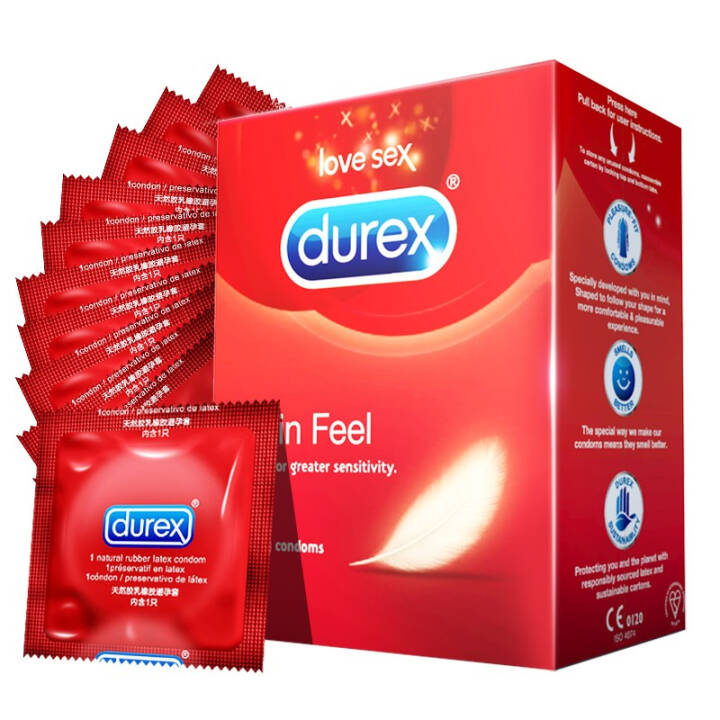 Durex杜蕾斯超薄体感避孕套 超薄30片