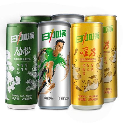补充体力！日加满运动功能饮料混合装250ml*6罐*4组