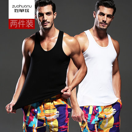 舒适透气！佐华奴男士背心2件装