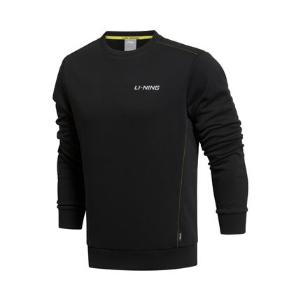 训练系列！李宁罗纹收口运动卫衣套头衫AWDK397