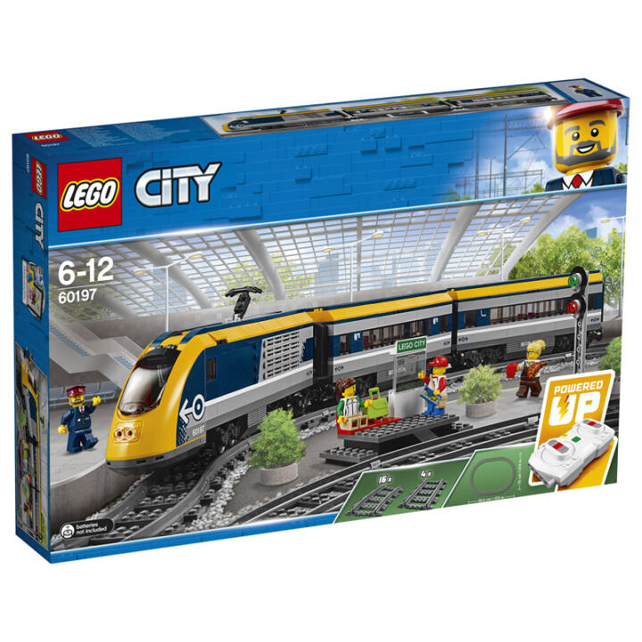 乐高(LEGO)积木 城市组系列City客运火车60197