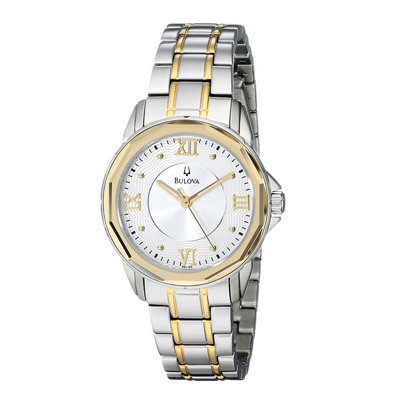 好货！Bulova 宝路华 98L166 间金时尚女表